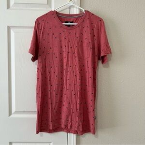 ZAK Los Angeles All Over Bird Print Pocket T-Shirt Size XL